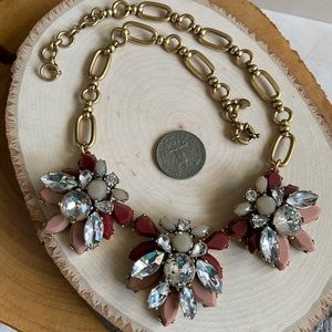 🔥EUC JCrew Multicolor Rhinestone Necklace